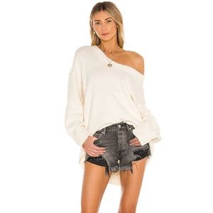 We the Free black denim shorts